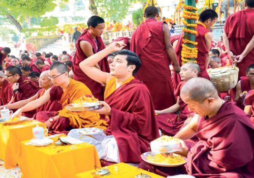 राष्ट्रकल्याणको कामना गर्दै बुद्ध पूजा